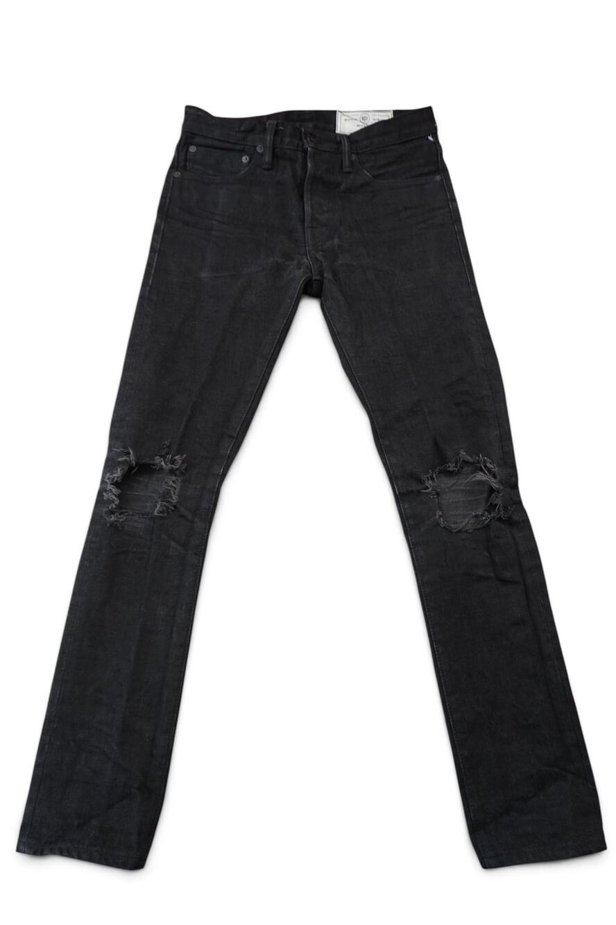 RGT SK Jeans Mens 27x29 Black Skinny Nihon Menpu Japanese Denim USA Fits 28x29